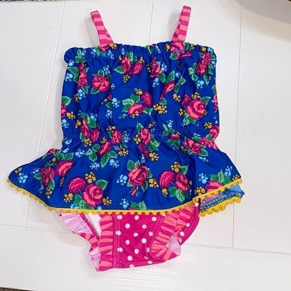 Matilda Jane 1 pc pull on peplum swimsuit for baby - Picture 1 of 6